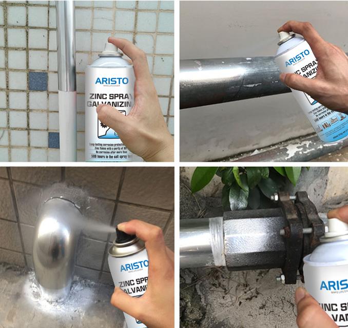 Брызг 400ml защитного покрытия краски брызга цинка гальванического оцинковывания/краски цинка богатой