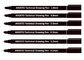 Ручки чертежа PP черных чернил пигмента технические для делать эскиз к или писания водоустойчивого