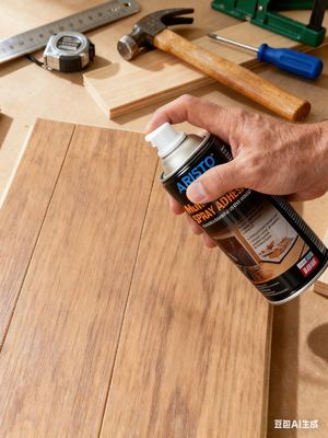 Постоянный нетоксичный акриловый спрейный клей для прочного и долговечного скрепления в проектах ремесленничества и DIY